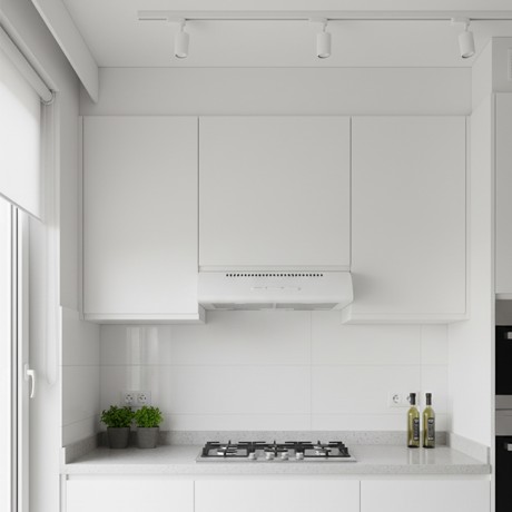 Davoline Olympia 2.0 375 WH Ελεύθερος Απορροφητήρας 75cm Λευκό